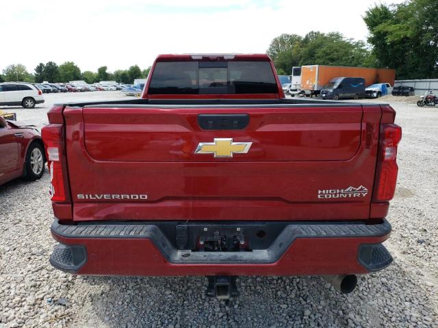 1GC4YVEY8NF302257 - 2022 CHEVROLET SILVERADO K3500 HIGH COUNTRY RED photo 6