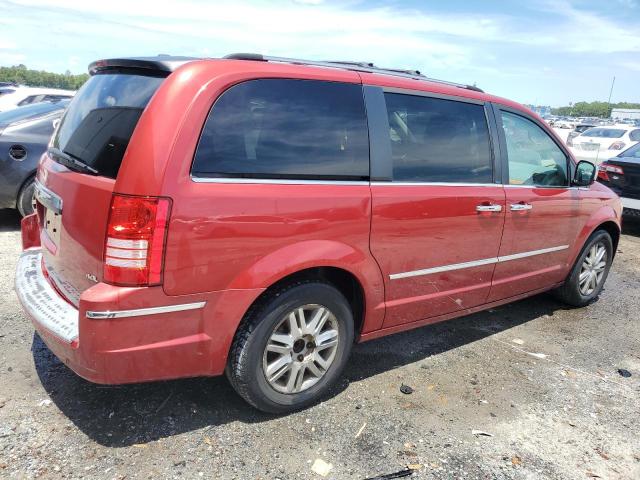 2A8HR64X48R750269 - 2008 CHRYSLER TOWN & COU LIMITED RED photo 3