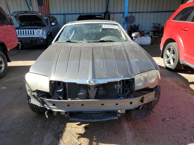 1C3AN69L34X022677 - 2004 CHRYSLER CROSSFIRE LIMITED GRAY photo 5