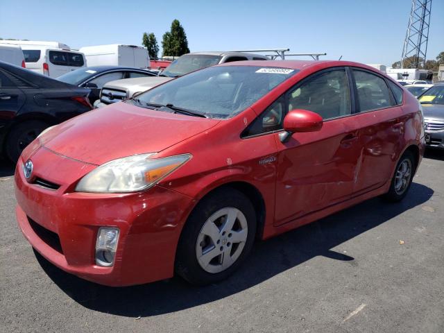 JTDKN3DUXB5348001 - 2011 TOYOTA PRIUS RED photo 1