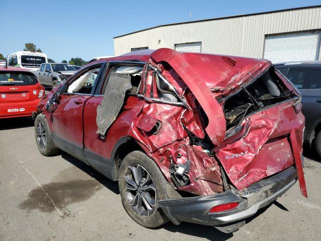 5J6RT6H83NL036390 - 2022 HONDA CR-V EXL RED photo 2