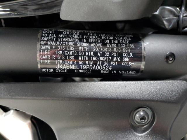 JKAENEL19PDA00524 - 2023 KAWASAKI EN650 L BLACK photo 9