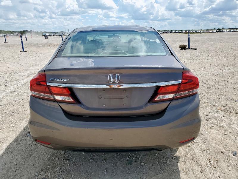 19XFB2F81EE001394 - 2014 HONDA CIVIC EX TAN photo 6