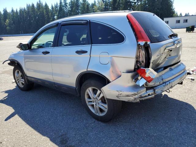 JHLRE4H52AC007843 - 2010 HONDA CR-V EX SILVER photo 2