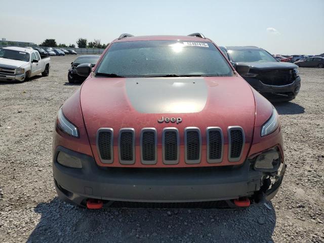 1C4PJMBB6HW528524 - 2017 JEEP CHEROKEE TRAILHAWK RED photo 5