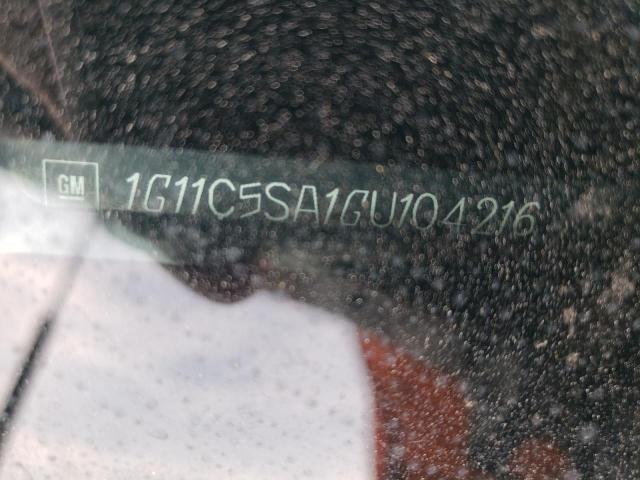 1G11C5SA1GU104216 - 2016 CHEVROLET MALIBU LIM LT შავი ფოტო 12