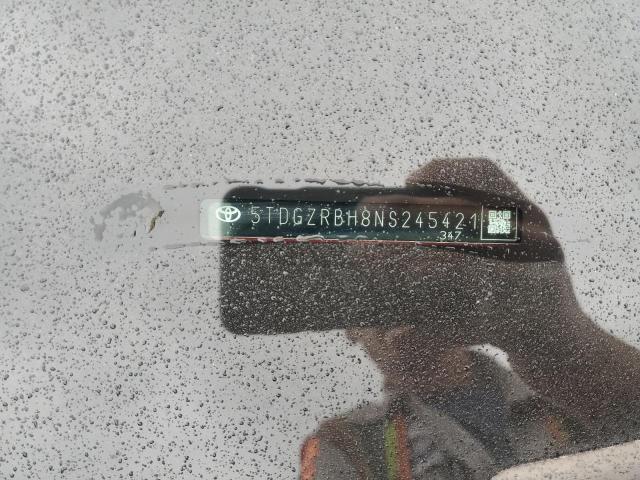 5TDGZRBH8NS245421 - 2022 TOYOTA HIGHLANDER XLE Красный фото 13