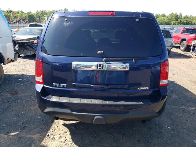 5FNYF4H27FB037507 - 2015 HONDA PILOT LX BLUE photo 6