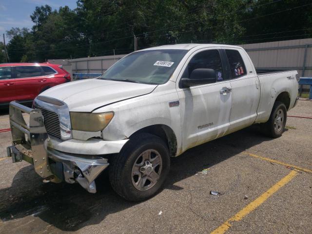 5TFBV54177X027742 - 2007 TOYT TUNDRA DOUBLE CAB SR5 WHITE photo 1
