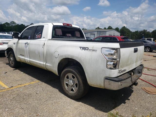 5TFBV54177X027742 - 2007 TOYT TUNDRA DOUBLE CAB SR5 WHITE photo 2