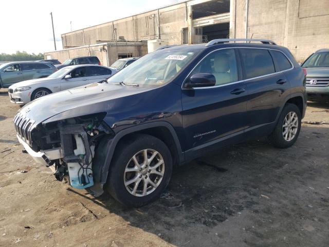 1C4PJMCBXFW515366 - 2015 JEEP CHEROKEE LATITUDE BLUE photo 1