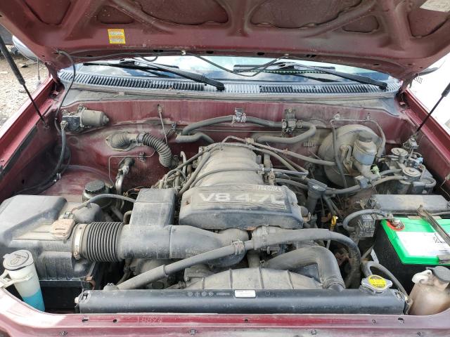 5TBBT441X1S208372 - 2001 TOYOTA TUNDRA ACCESS CAB Կարմիր լուսանկար 11