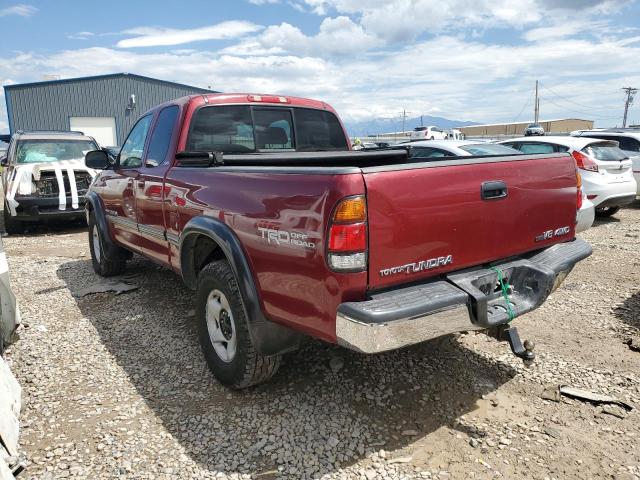 5TBBT441X1S208372 - 2001 TOYOTA TUNDRA ACCESS CAB RED photo 2