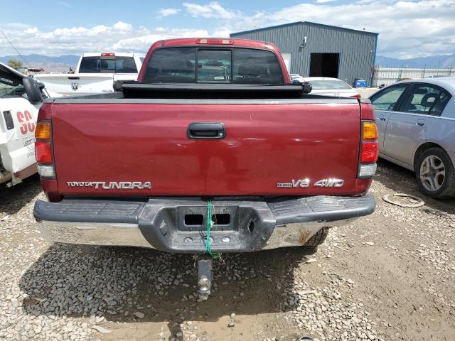 5TBBT441X1S208372 - 2001 TOYOTA TUNDRA ACCESS CAB RED photo 6