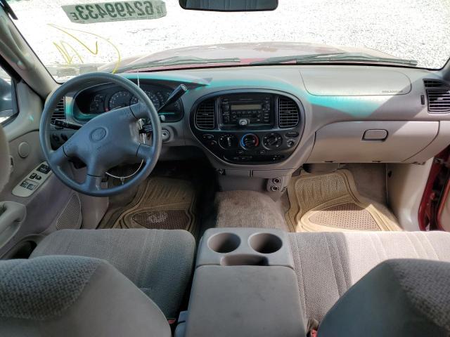 5TBBT441X1S208372 - 2001 TOYOTA TUNDRA ACCESS CAB Կարմիր լուսանկար 8