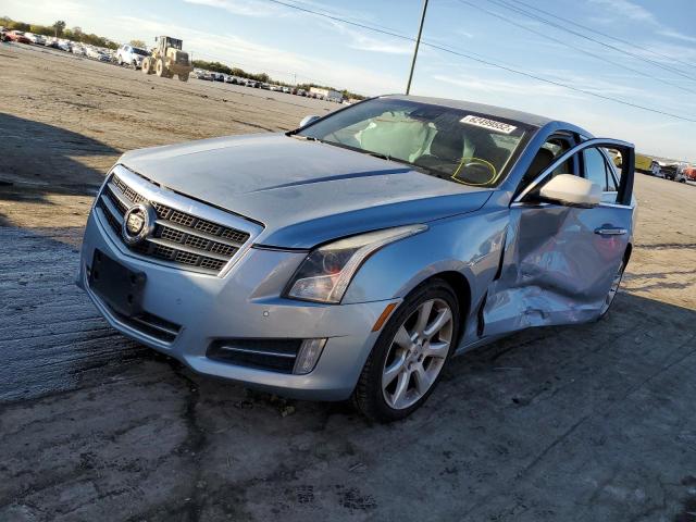 1G6AJ5S39D0155662 - 2013 CADILLAC ATS PERFORMANCE SILVER photo 2