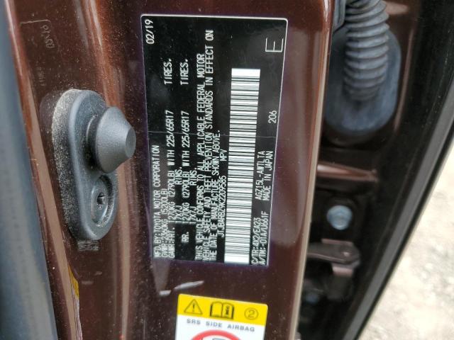 JTJBARBZ9K2209585 - 2019 LEXUS NX 300 BASE 棕色 照片 13