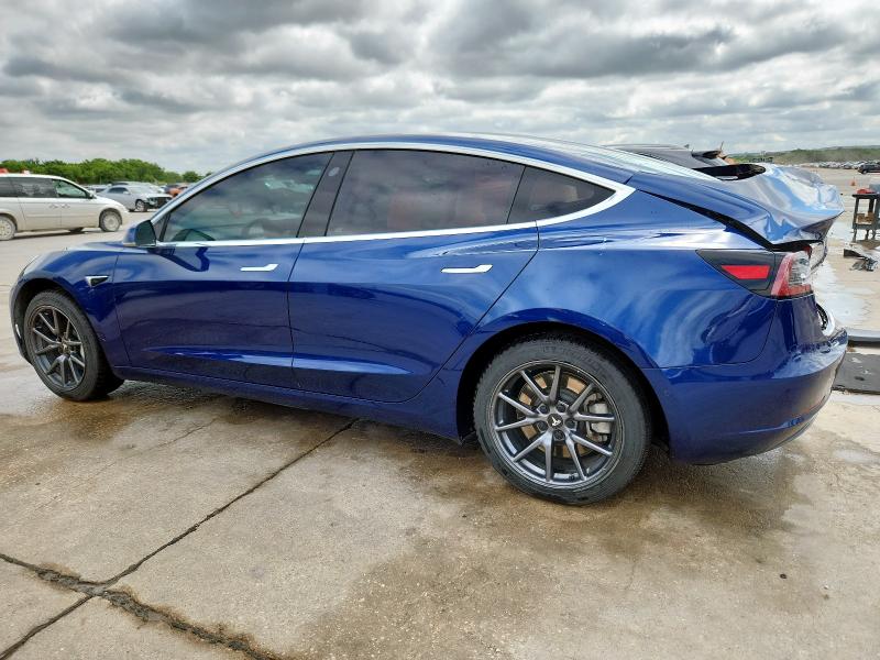 5YJ3E1EA3KF444838 - 2019 TESLA MODEL 3 ლურჯი ფოტო 2