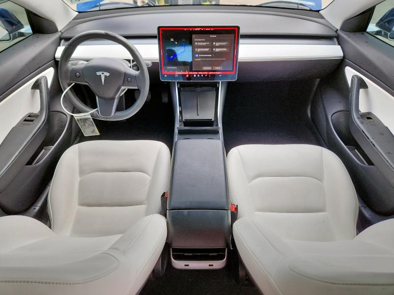 5YJ3E1EA3KF444838 - 2019 TESLA MODEL 3 ლურჯი ფოტო 8