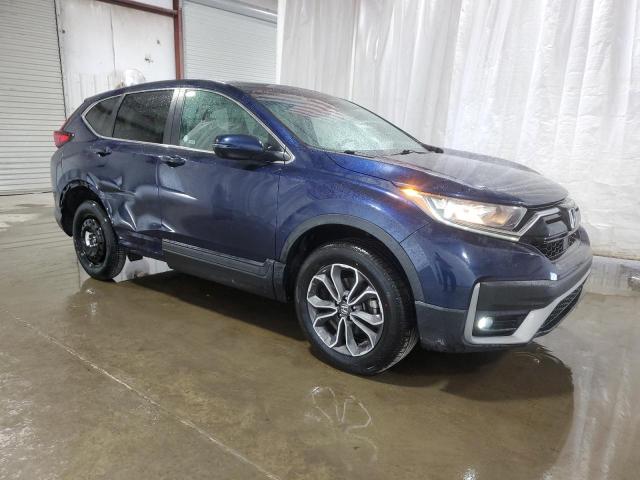 2HKRW2H80LH662342 - 2020 HONDA CR-V EXL BLUE photo 4