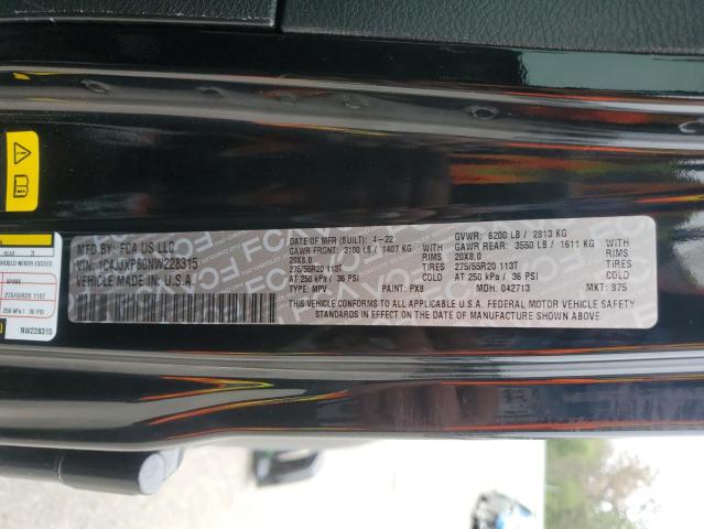 1C4JJXP60NW228315 - 2022 JEEP WRANGLER U SAHARA 4XE BLACK photo 12