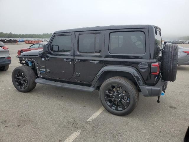 1C4JJXP60NW228315 - 2022 JEEP WRANGLER U SAHARA 4XE BLACK photo 2