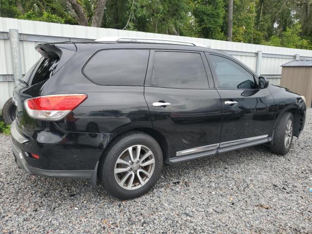 5N1AR2MN3EC608138 - 2014 NISSAN PATHFINDER S BLACK photo 3