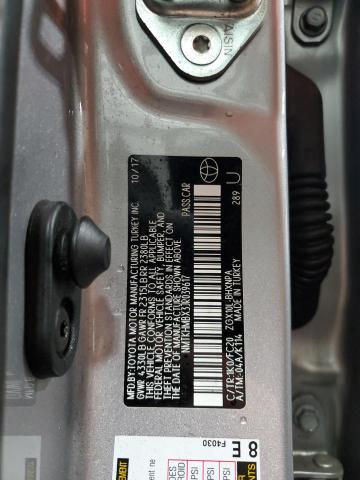 NMTKHMBX3JR039617 - 2018 TOYOTA C-HR XLE Күміс фото 13