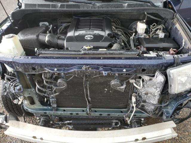5TFUM5F13CX034285 - 2012 TOYOTA TUNDRA DOUBLE CAB SR5 BLUE photo 11
