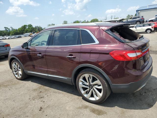 2LMPJ8LR4HBL33820 - 2017 LINCOLN MKX RESERVE BURGUNDY photo 2
