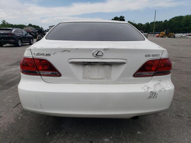 JTHBA30G855063022 - 2005 LEXUS ES 330 WHITE photo 6