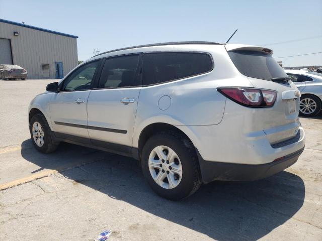 1GNKRFKD9FJ128247 - 2015 CHEVROLET TRAVERSE LS SILVER photo 2