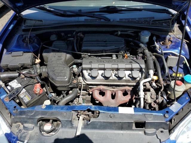 1HGEM22115L041319 - 2005 HONDA CIVIC DX VP Mavi foto 11