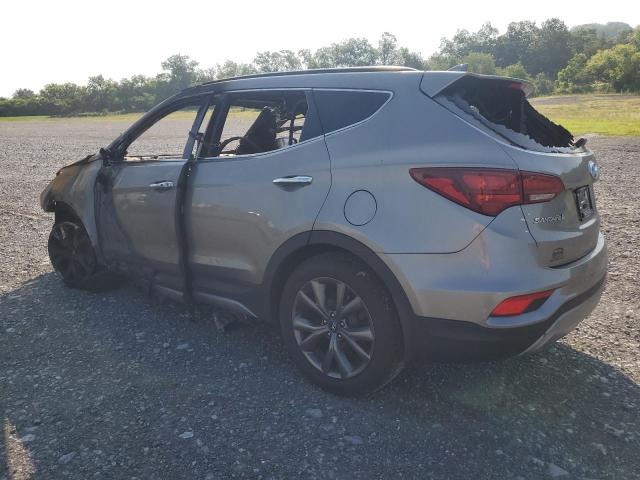 5XYZWDLA1JG534296 - 2018 HYUNDAI SANTA FE S GRAY photo 2