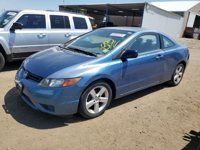 2HGFG11866H512013 - 2006 HONDA CIVIC EX BLUE photo 1