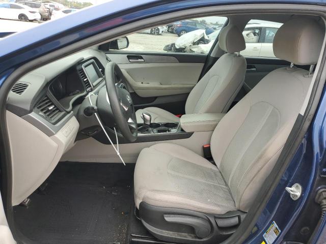 5NPE24AF3JH700352 - 2018 HYUNDAI SONATA SE BLUE photo 7