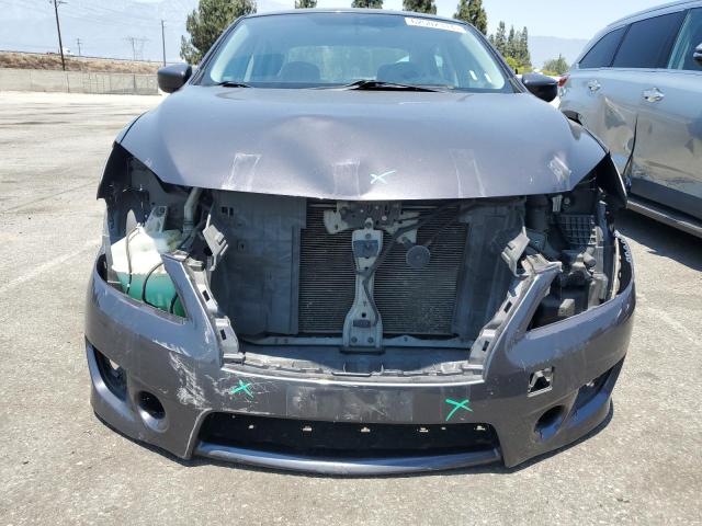 3N1AB7AP8DL634607 - 2013 NISSAN SENTRA S CHARCOAL photo 5