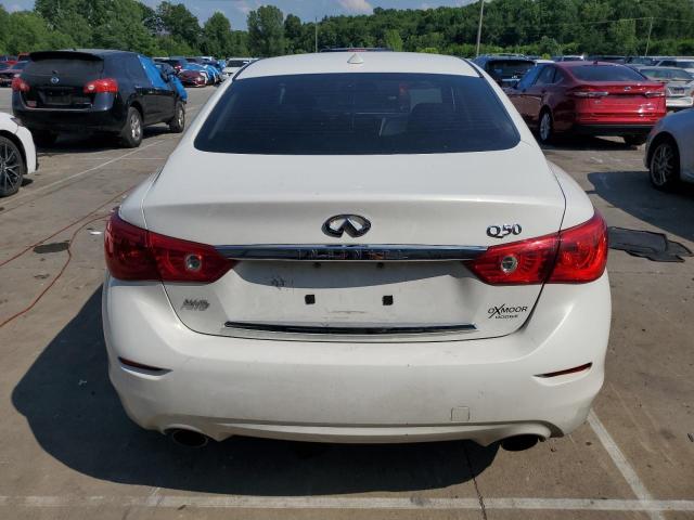 JN1BV7AR4EM689690 - 2014 INFINITI Q50 BASE Սպիտակ լուսանկար 6