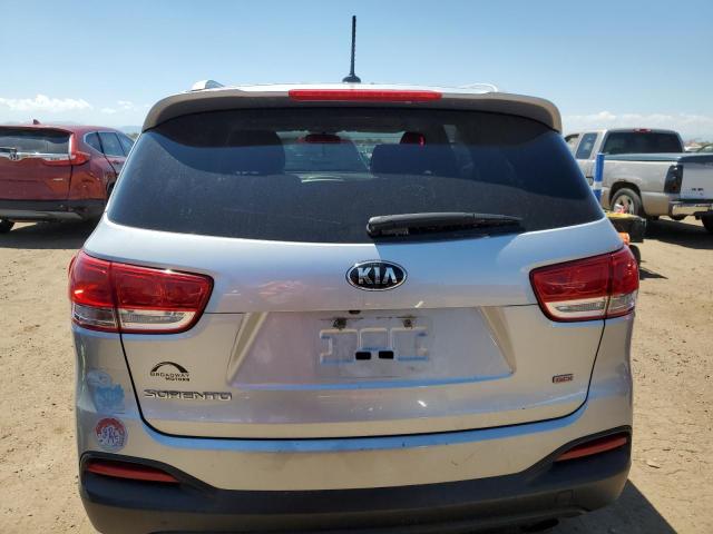 5XYPGDA32GG145099 - 2016 KIA SORENTO LX SILVER photo 6