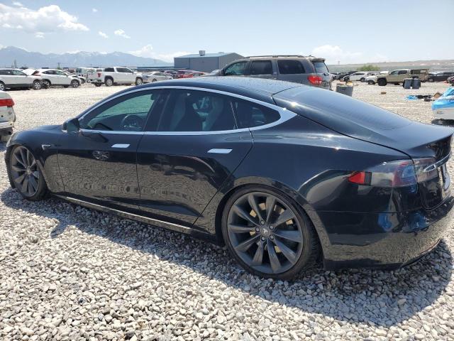 5YJSA1E23HF203001 - 2017 TESLA MODEL S BLACK photo 2