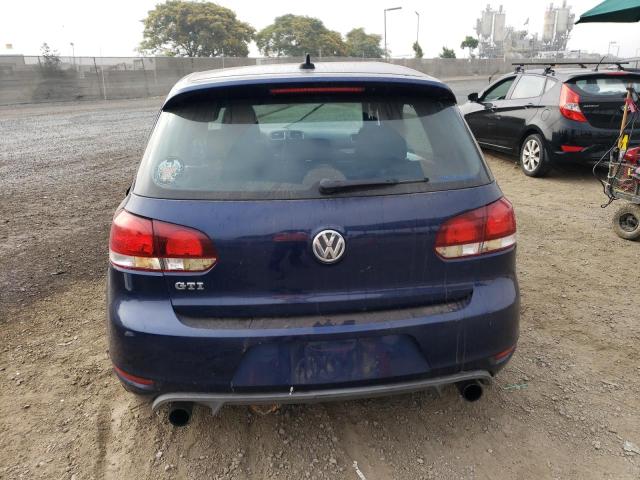 WVWHD7AJ1BW249155 - 2011 VOLKSWAGEN GTI BLUE photo 6