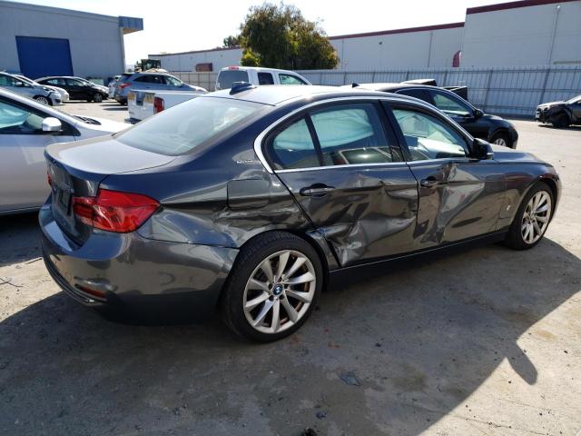 WBA8E1C59JA165698 - 2018 BMW 330E GRAY photo 3