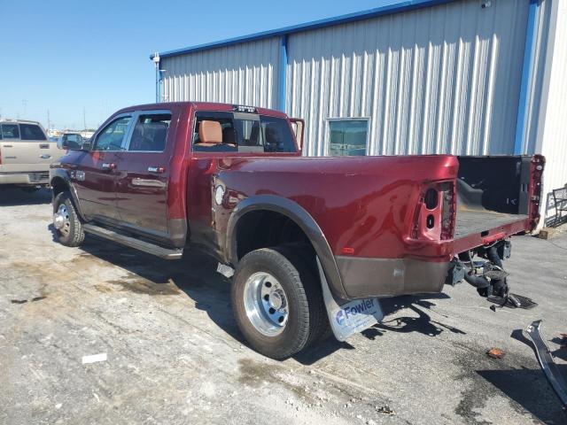 3C63RRKLXJG408301 - 2018 RAM 3500 LONGHORN MAROON photo 2