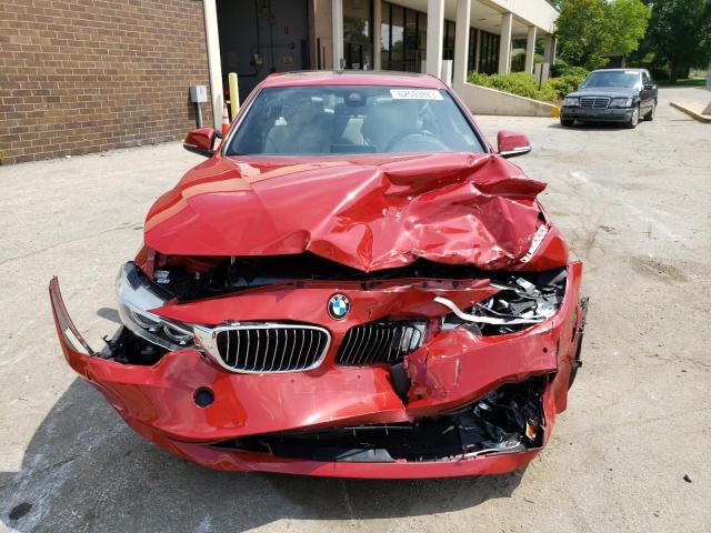 WBA4R9C53HK680539 - 2017 BMW 430XI RED photo 5