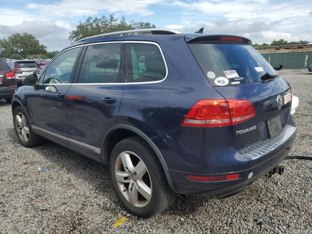 WVGEF9BP1CD008782 - 2012 VOLKSWAGEN TOUAREG V6 BLUE photo 2