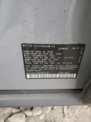 WVGUNPE20NP056214 - 2022 VOLKSWAGEN ID.4 PRO S GRAY photo 13