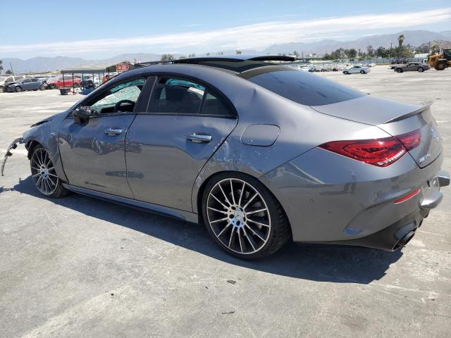 W1K5J5BB2MN222438 - 2021 MERCEDES-BENZ CLA AMG 35 4MATIC GRAY photo 2