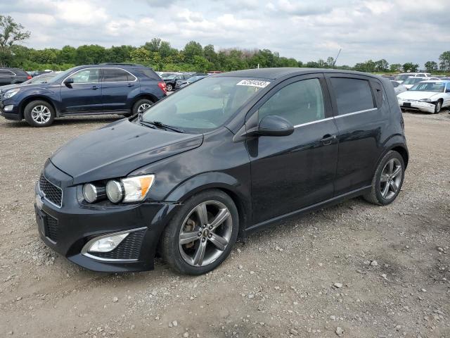 1G1JG6SB0E4102330 - 2014 CHEVROLET SONIC RS BLACK photo 1