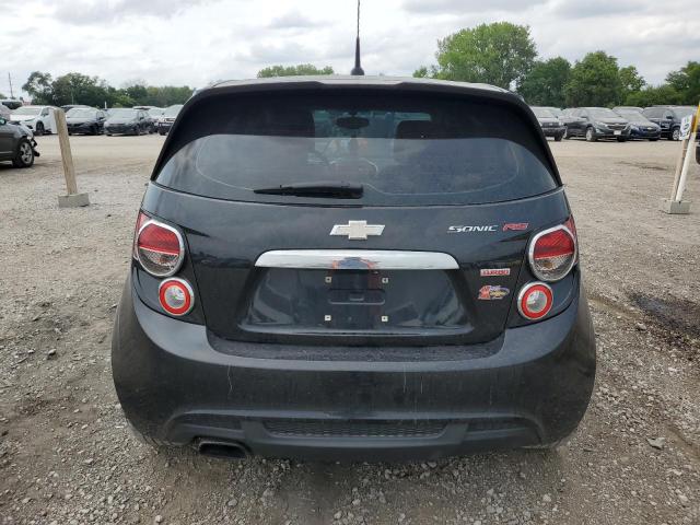 1G1JG6SB0E4102330 - 2014 CHEVROLET SONIC RS BLACK photo 6