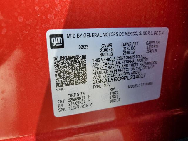 3GKALYEG9PL214017 - 2023 GMC TERRAIN AT4 RED photo 12